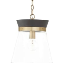Black Stain / Matte Brass