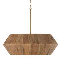 Light Wood / Patinaed Brass