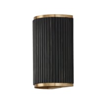 Black Stain / Matte Brass