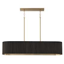 Black Stain / Matte Brass