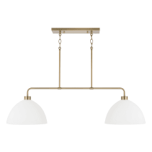 Aged Brass / White