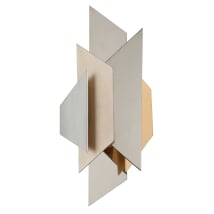 Polish Stainless with Silver And Gold Leaf