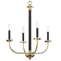 Flat Black / Satin Brass