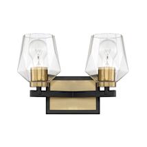 Flat Black / Satin Brass