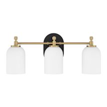 Flat Black / Satin Brass