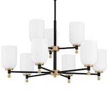 Flat Black / Satin Brass