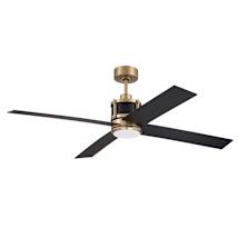 Satin Brass / Flat Black