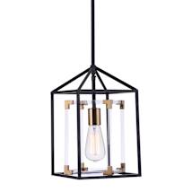 Flat Black / Satin Brass