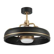 Flat Black / Satin Brass