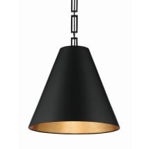 Matte Black / Antique Gold