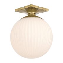 Aged Brass / White