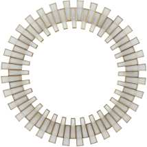 Antique Brass / White / Mirror