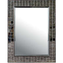 Ebony / Antique Mirror