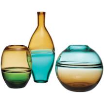 Aqua Blue / Amber / Green
