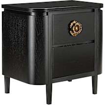 Caviar Black / Antique Brass