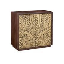 Walnut / Antique Brass