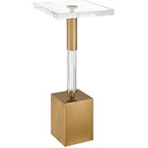 Clear / Antique Brass