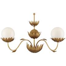 Contemporary Gold Leaf / Gold / White