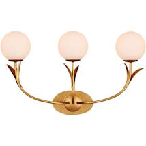 Contemporary Gold Leaf / Sugar White / Frosted White