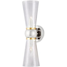 Polished Nickel / Clear / Polished Brass