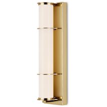 Polished Brass / White