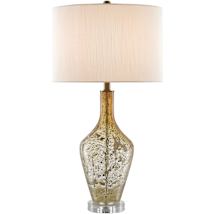 Champagne Speckled Glass / Clear
