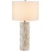 Natural Bone / Antique Brass