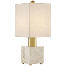 Beige / Antique Brass