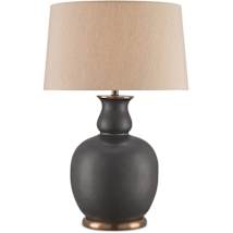 Matte Black / Antique Brass