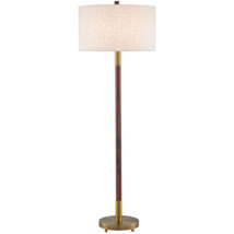 Mahogany / Antique Brass