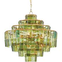 Dark Contemporary Gold Leaf / Green