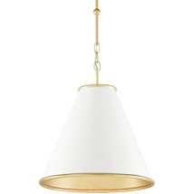 Painted Gesso White / Gold Leaf / Painted Gold