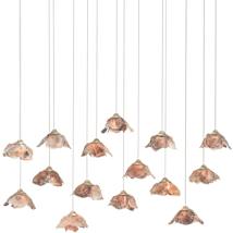 Painted Silver / Silver Leaf / Natural Shell
