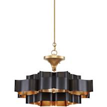 Satin Black / Contemporary Gold Leaf