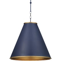 Hiroshi Dark Blue / Contemporary Gold Leaf / Gold