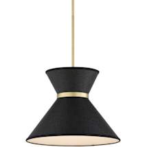 Black / Polished Brass