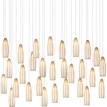 White / Antique Brass
