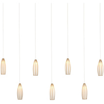 White / Antique Brass