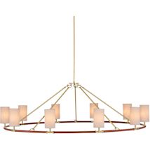 Saddle Brown / Brushed Brass