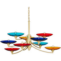 Blue / Yellow / Red / Polished Brass