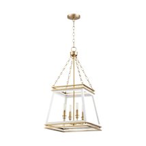 White / Aged Brass