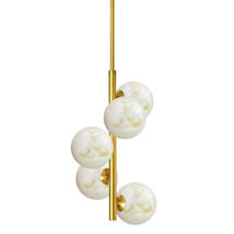 Aged Brass / Alabaster