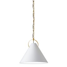 Aged Brass / White