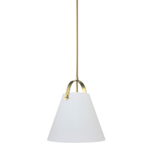 White / Aged Brass