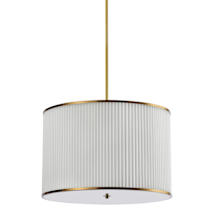 White / Aged Brass