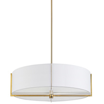 Aged Brass / White