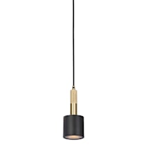 Matte Black / Aged Brass