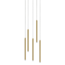 Aged Brass / White