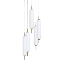 Aged Brass / White