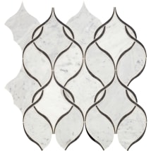 Carrara White / Black Antique Mirror